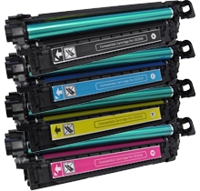סט טונר  למדפסת HP Laserjet CP3525