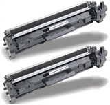 2 X טונר תואם למדפסת  HP Laserjet pro M102 17A